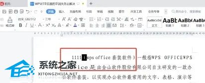 wps打字后面的字消失