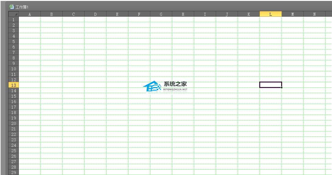 excel表格没有网格线是怎么做的