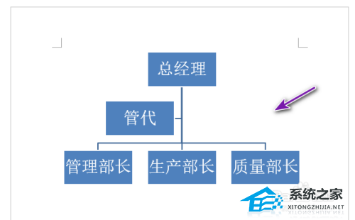 word如何快速制作组织结构图