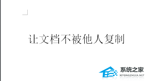 word文档如何设置禁止复制