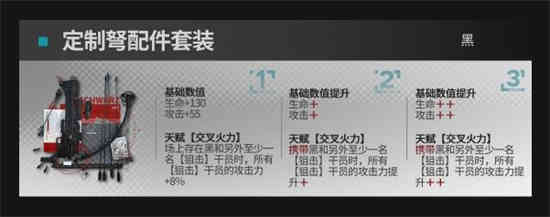 明日方舟黑的模组选哪个