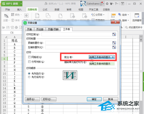 wps表格中如何设置打印时候不显示