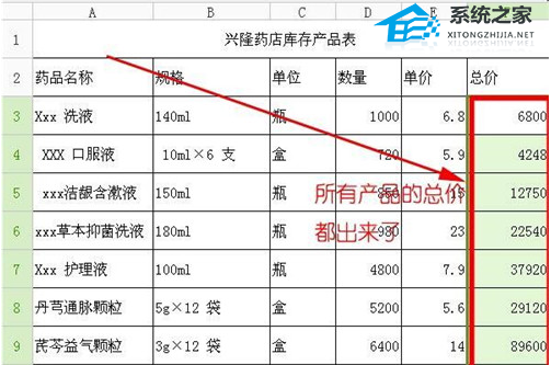 如何在Excel 表格中使用乘法公式的教程