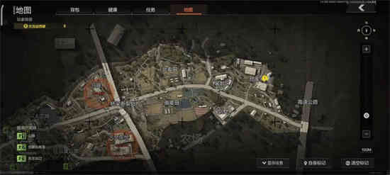 暗区突围农场墓地小屋的位置在哪里？