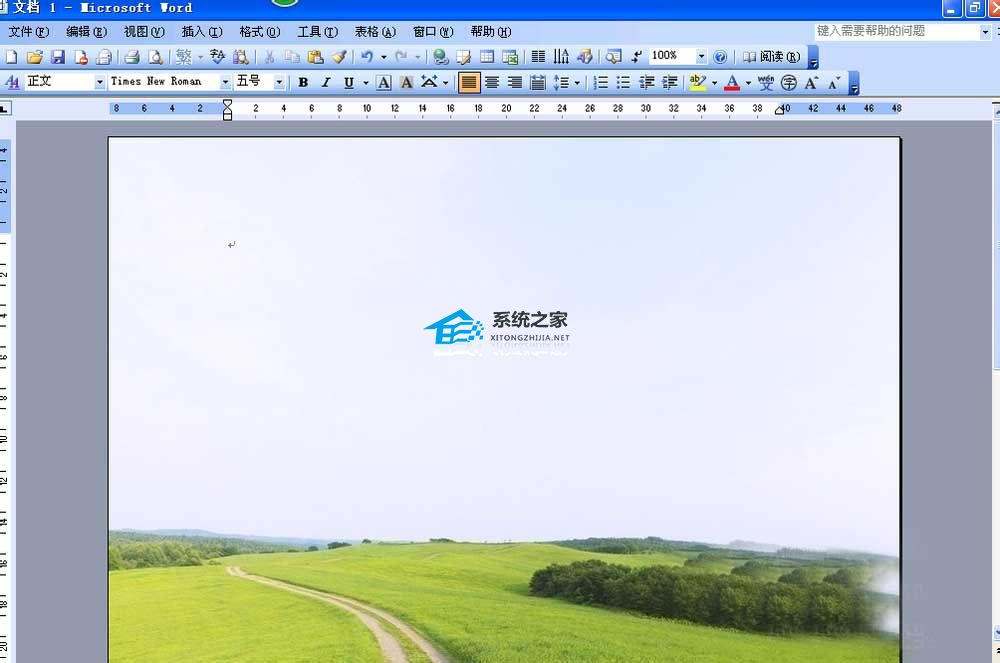 如何设置Word页面的背景