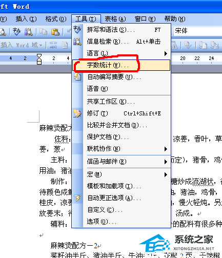 如何查看Word文档的字数