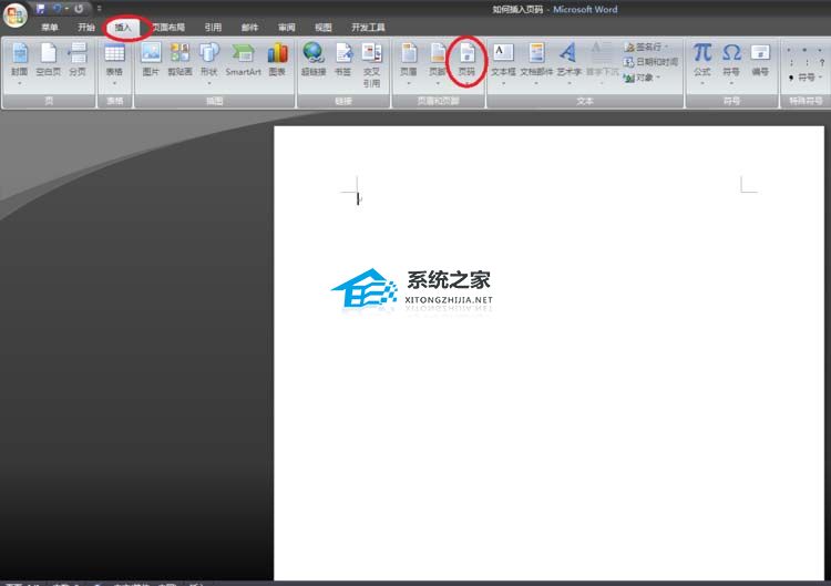 如何在Word中插入abcd英文字母页码