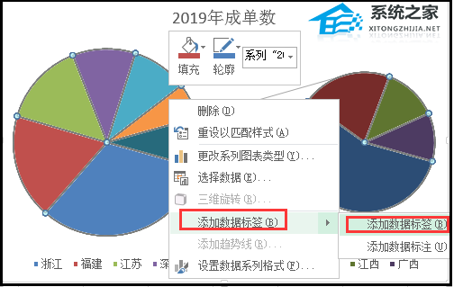 如何使用Excel 软件创建复合饼图的教程