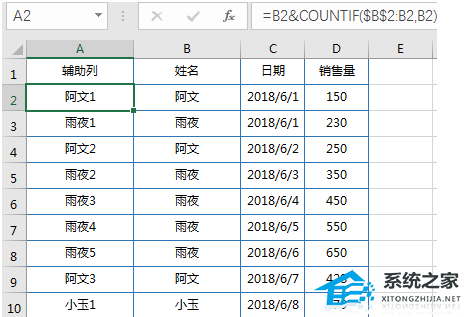 Excel软件Vlookup函数一对多查找方法教程