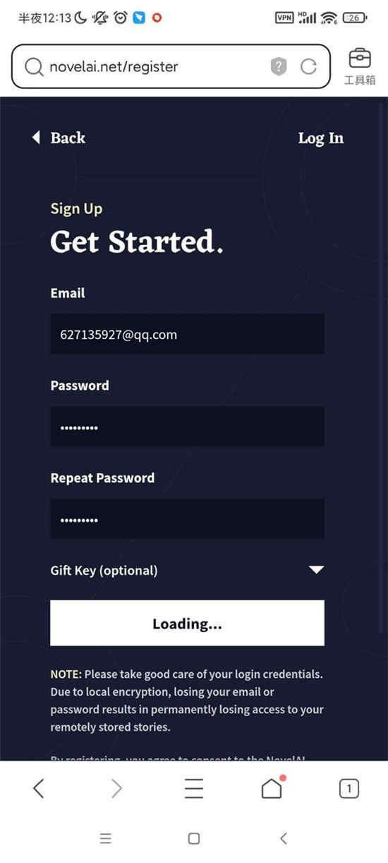 如何注册novelai