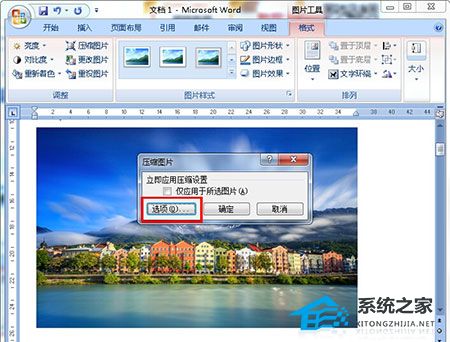 Word软件添加图片后如何压缩内存