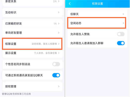 QQ空间的共同好友模式有什么作用？