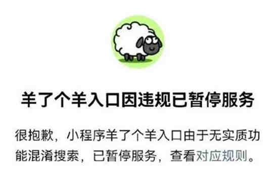 羊寮阁羊入口因违规暂停服务怎么办？
