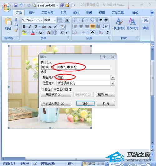 如何在Word中添加图片注释