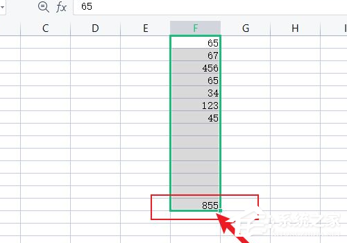 为什么我无法在Excel 中对垂直列求和？