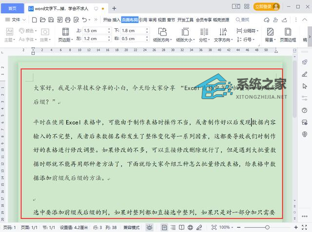 word文字为什么有白底