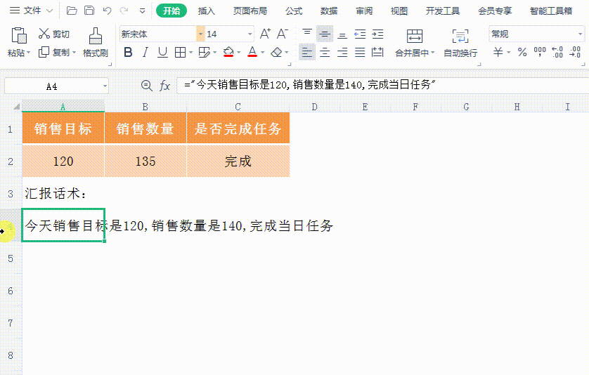 excel怎么制作销售报表汇报话术表格