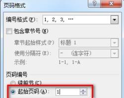 word页码怎么从第二页设置页码
