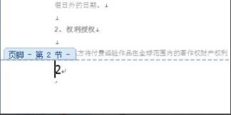 word页码怎么从第二页设置页码
