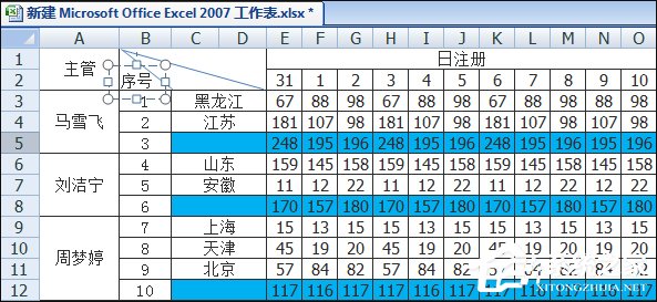 excel怎么在表格里画斜线并打字