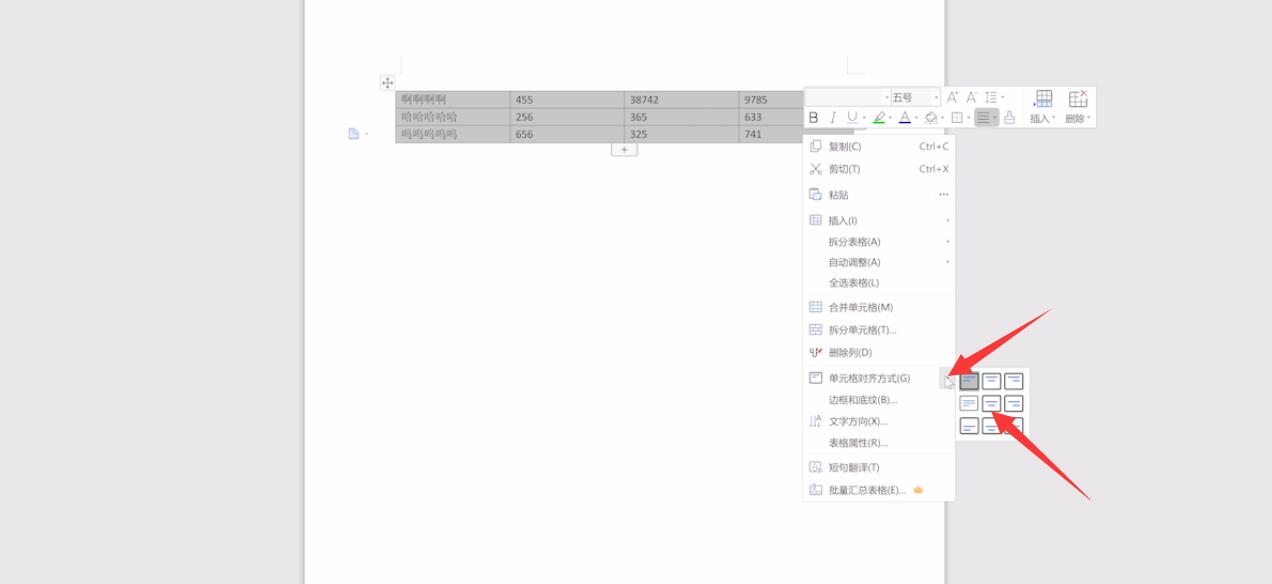 wps文字上下居中怎么弄正中间