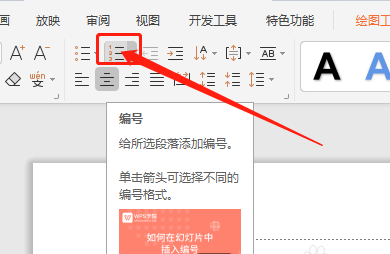 wps添加幻灯片编号没反应