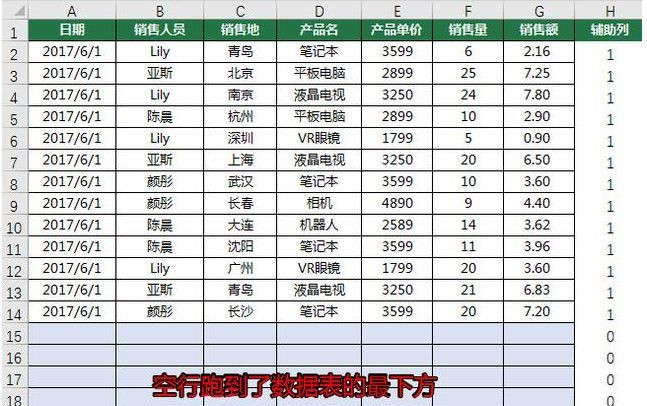 excel如何一次性删除空白行