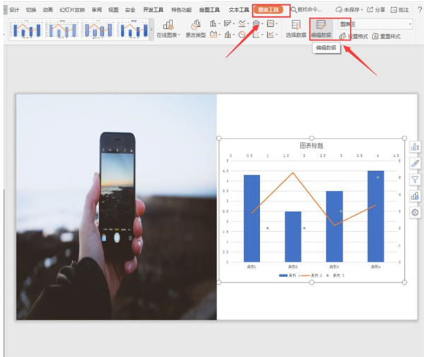 ppt2010图表组合图