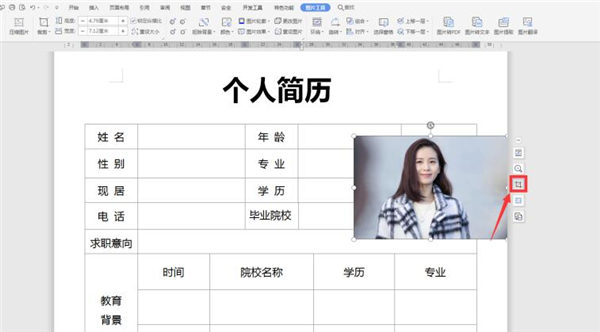 word弄简历