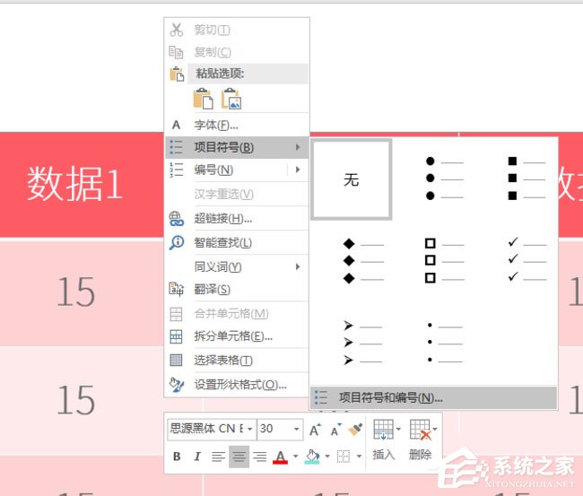 ppt添加项目符号怎么弄