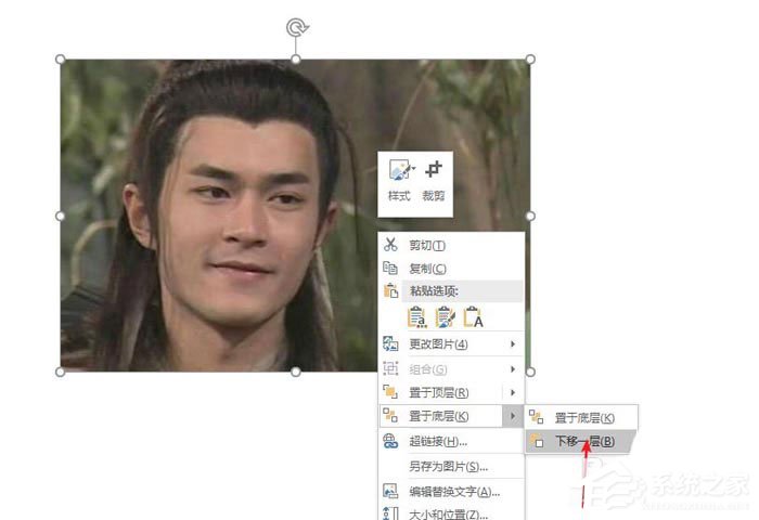 分析图片中的双重曝光的含义