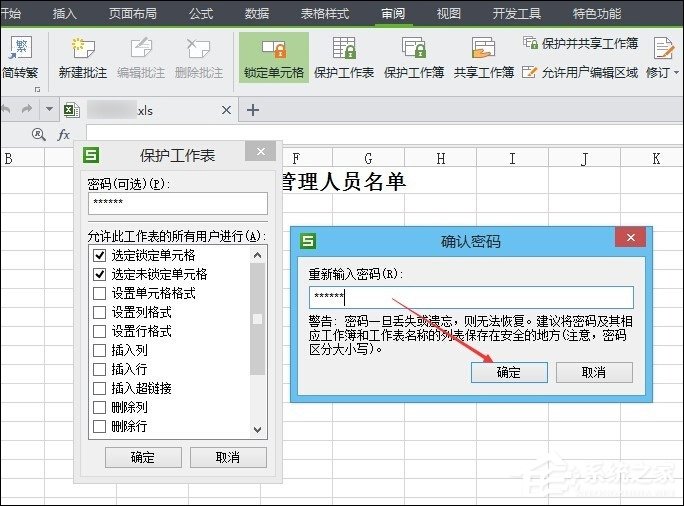 wps表格加密怎么设置不了