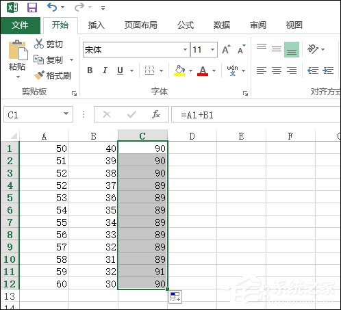 excel求和怎么操作一列