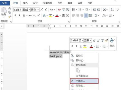 word里面大小写转换