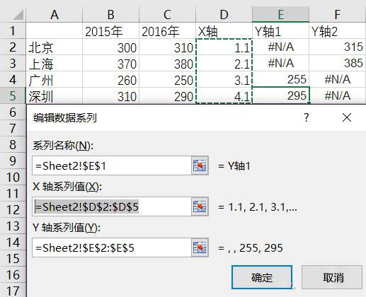 在excel中如何对数据进行对比