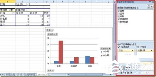 execl建立数据透视表