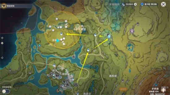原神藏宝图地点