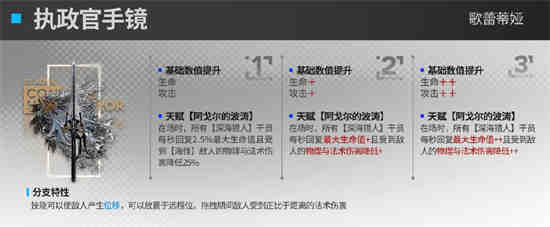 明日方舟歌蕾蒂娅带哪个技能