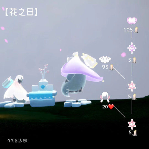 光遇花憩节先祖位置