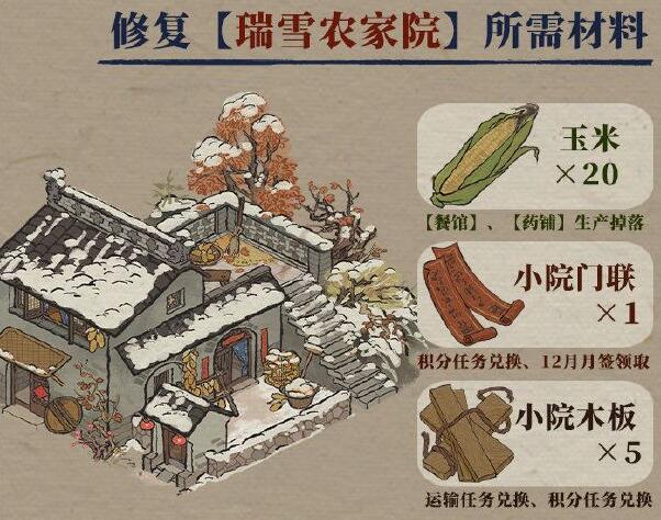 江南百景图农家小院怎么修复