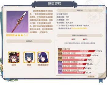 原神3.5武器池四星武器有哪些
