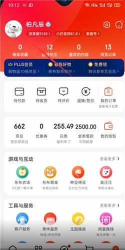 《京东》消费总额查看方法