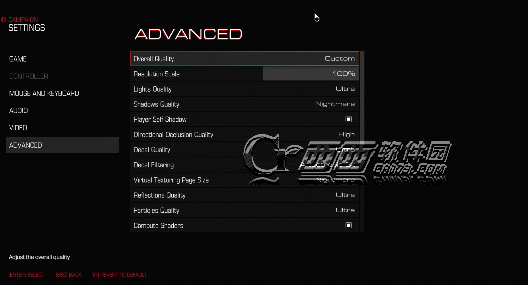 毁灭战士4doom4画面选项设置方法