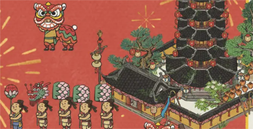 江南百景图龙华游春百景熙怎么玩