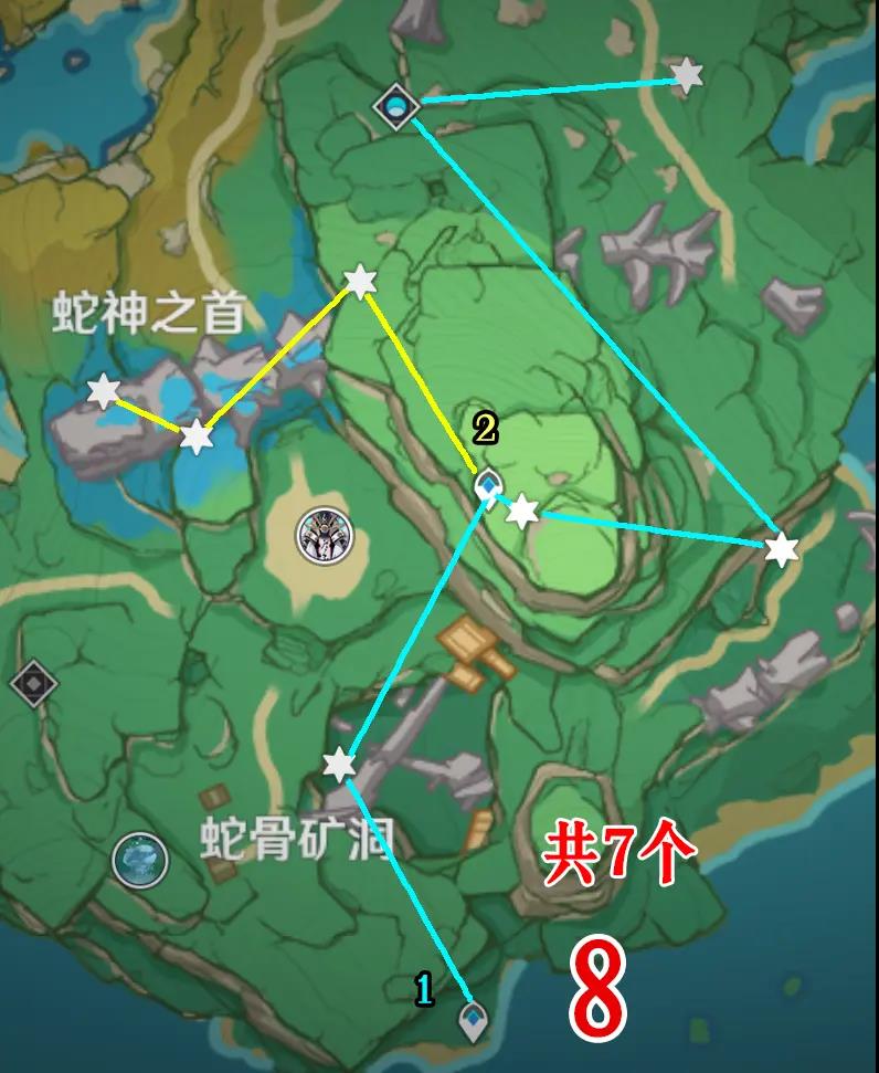 原神鬼兜虫采集路线