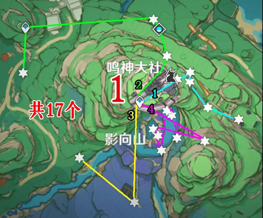 原神鬼兜虫采集路线